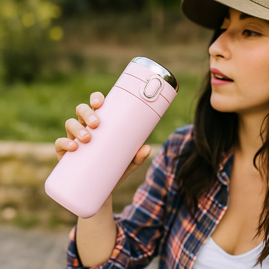 Smart Water Bottle With Led Temperature Display